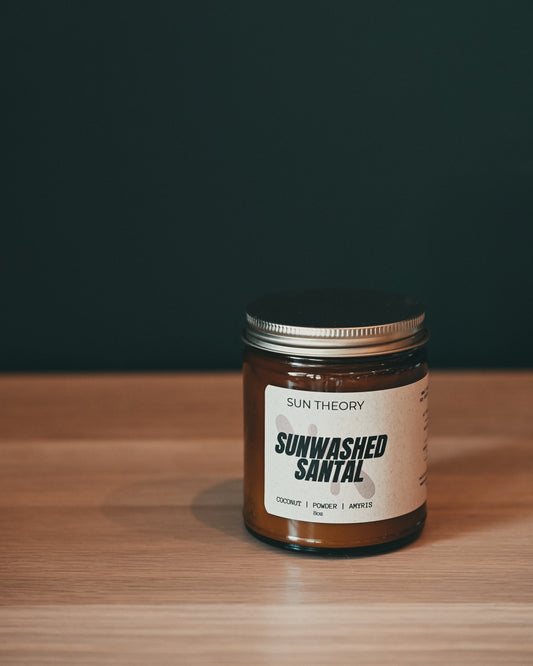 Sunwashed Santal 8oz Soy Candle