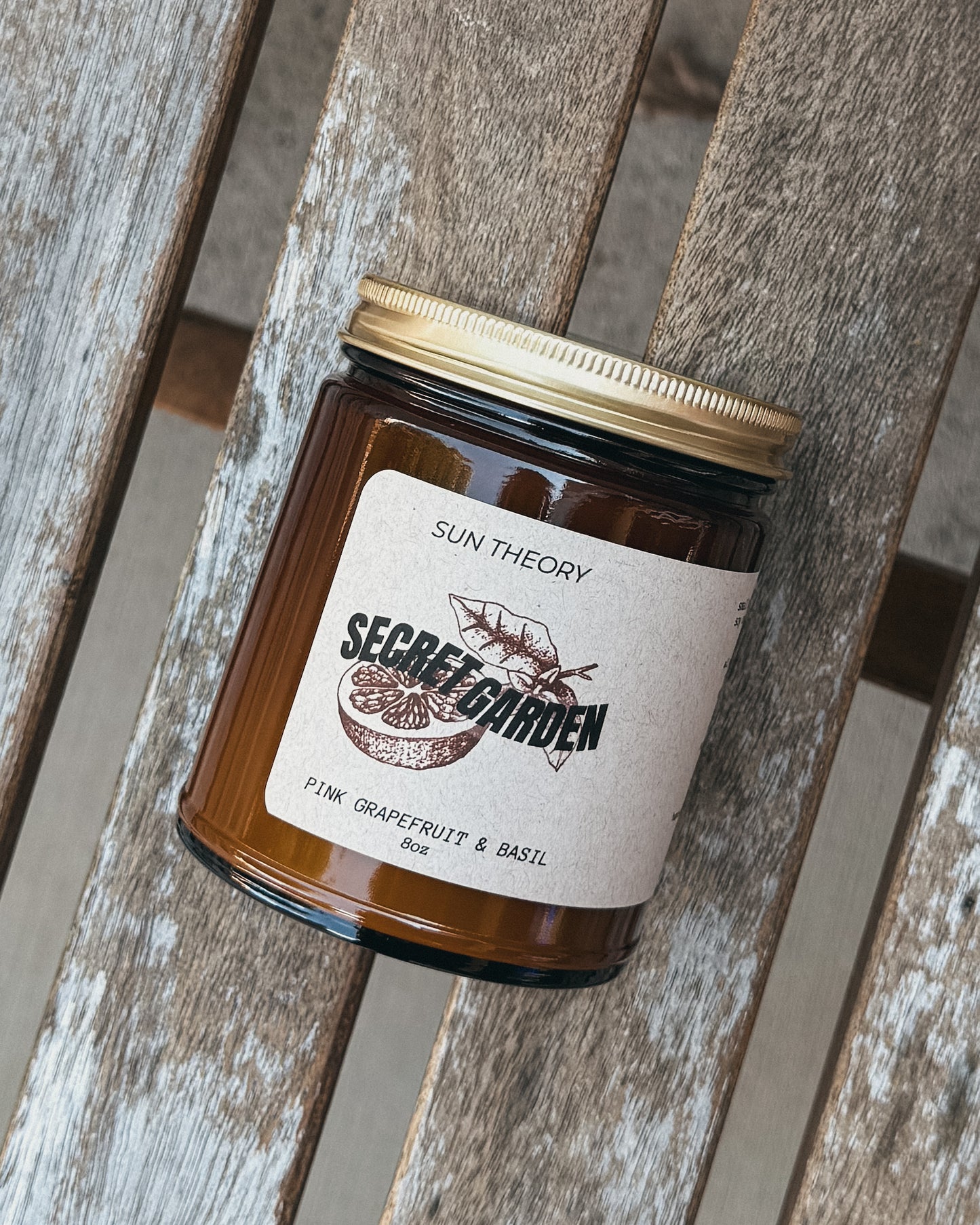 Secret Garden | Grapefruit & Basil Soy Candle