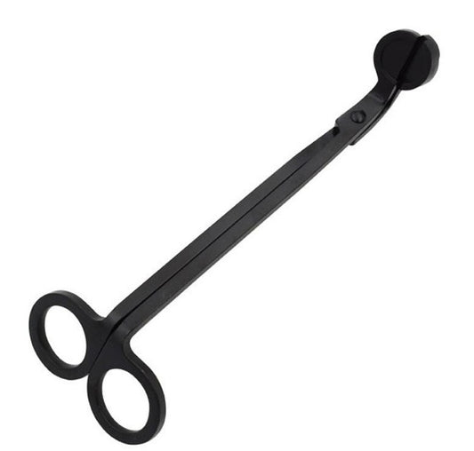 Matte Black Wick Trimmer on a White Background