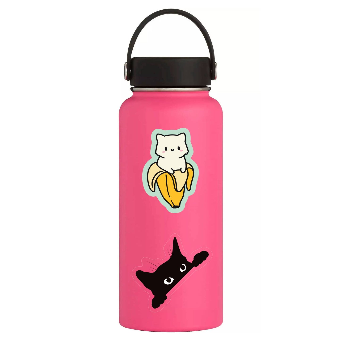 Sneaky Kitty Cat Cute Clear High Quality Vinyl Sticker