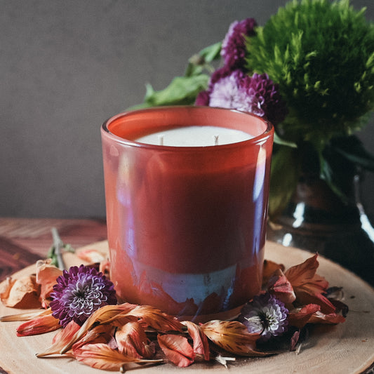 Flower Moon - 14oz Pink Iridescent Soy Candle
