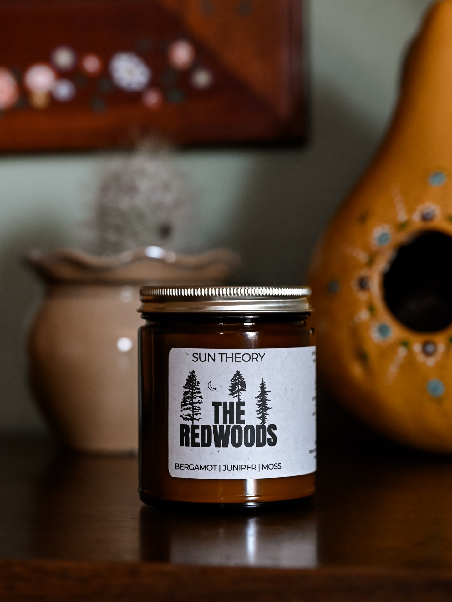 Spring Candles - 8oz Amber Jars