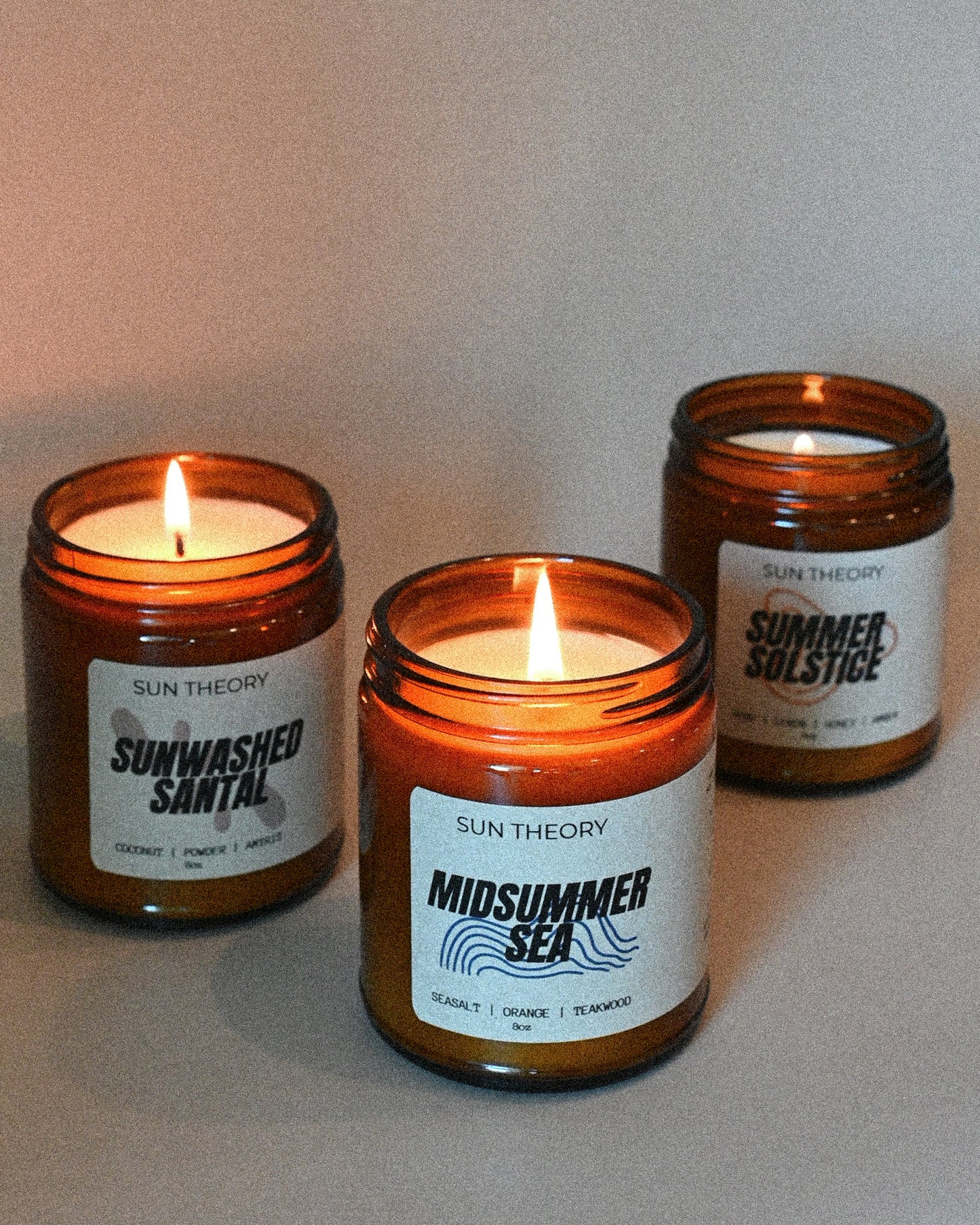 Sunwashed Santal 8oz Soy Candle