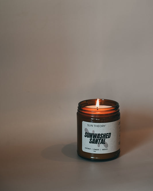 Sunwashed Santal 8oz Soy Candle