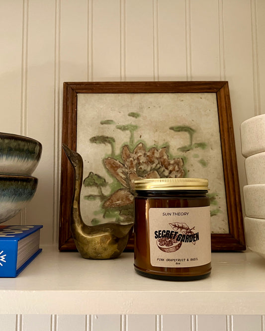 Secret Garden | Grapefruit & Basil Soy Candle