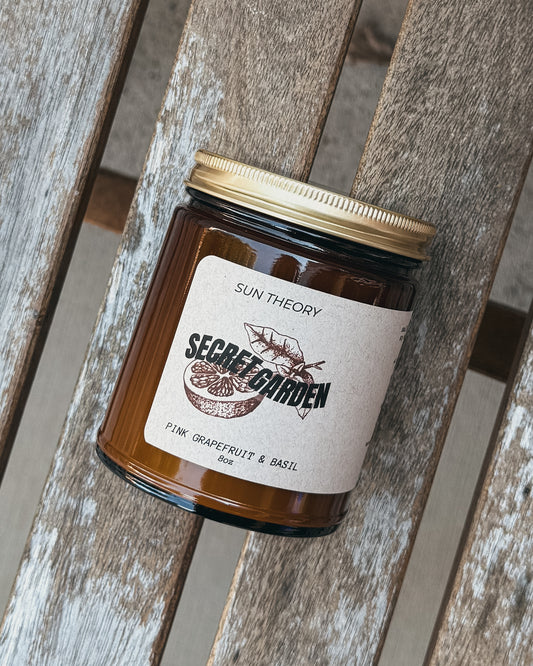 Secret Garden | Grapefruit & Basil Soy Candle