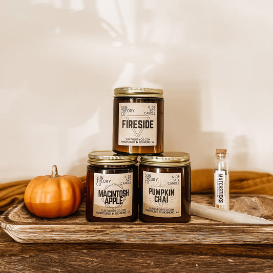 Fall Candle Jars (8oz)