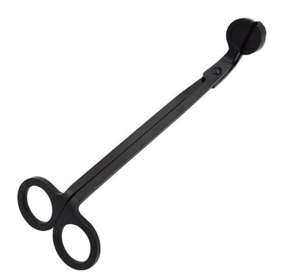 Matte Black Wick Trimmer on a White Background